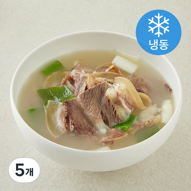 백제원 진한 사골 전통 소머리국밥 (냉동), 5개, 620g