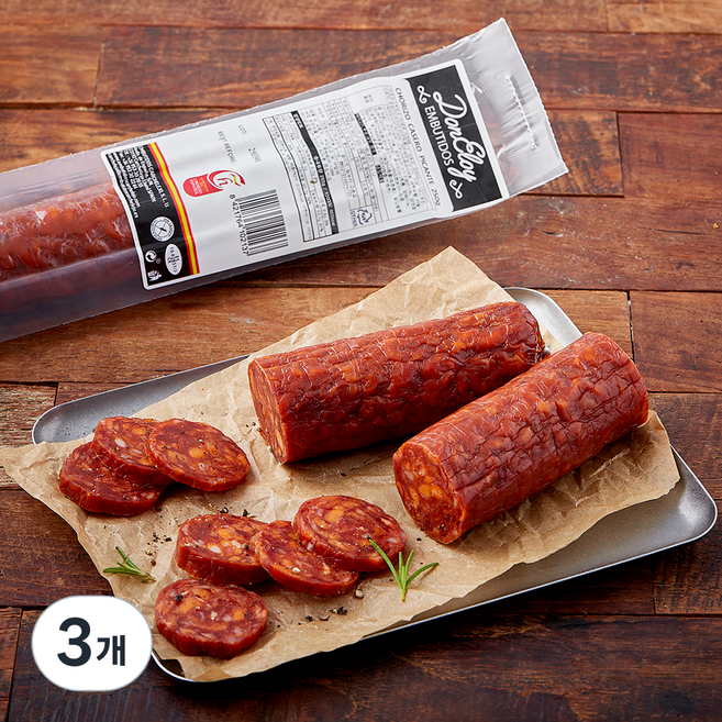 DONELOY 초리조 카세로 피칸테, 250g, 3개