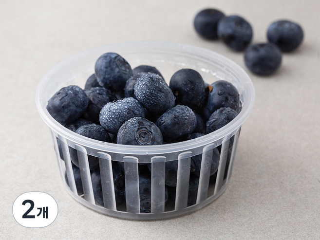 곰곰 GAP 국내산 블루베리 왕특, 100g, 2개