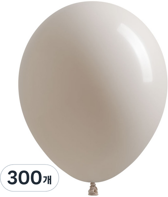 조이벌룬 풍선 13cm, 082 화이트샌드, 300개