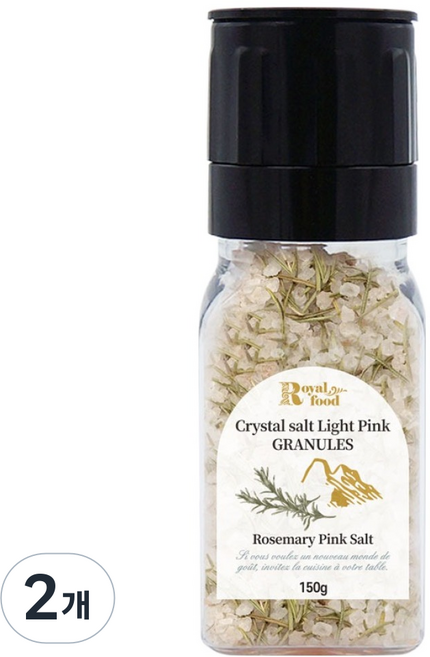 Nuts Factory 回禮 禮物包裝 喜馬拉雅香草鹽 迷迭香, 2個, 150g