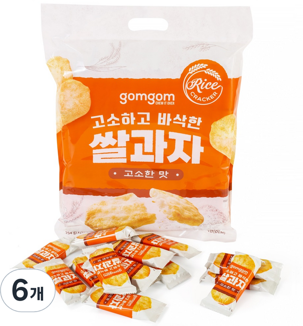 곰곰 쌀과자 고소한맛, 294g, 6개