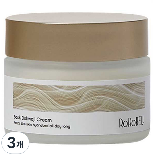 RoRoBELL 白桃花紙乳霜, 50ml, 3個