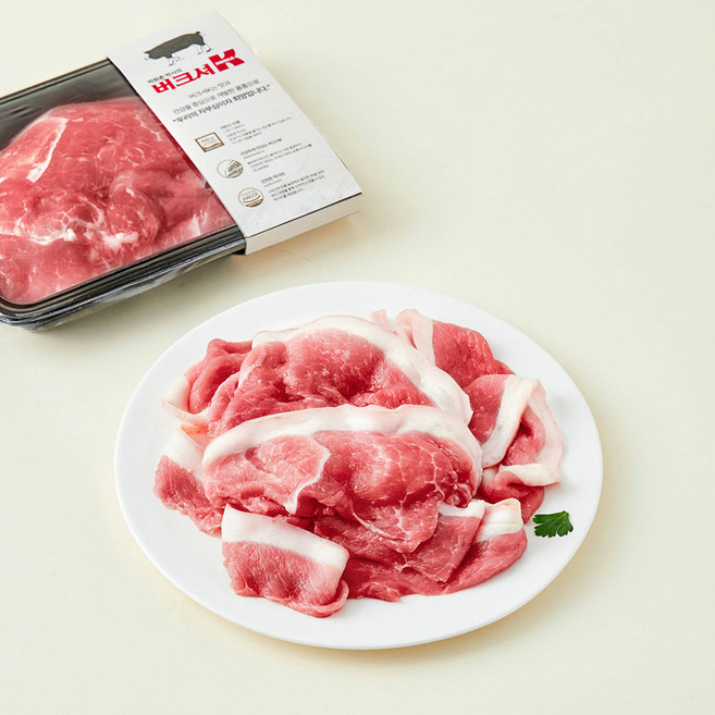 버크셔K 뒷다리 제육용 (냉장), 500g, 1개