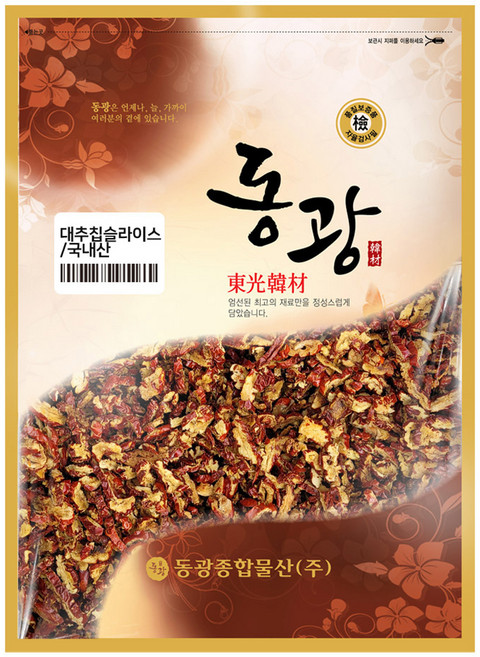 동광한방몰 경산 대추칩 슬라이스, 250g, 1개