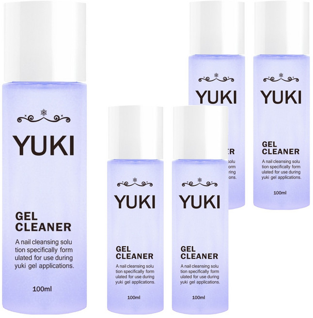 유키 젤 네일 클리너, 100ml, 5개