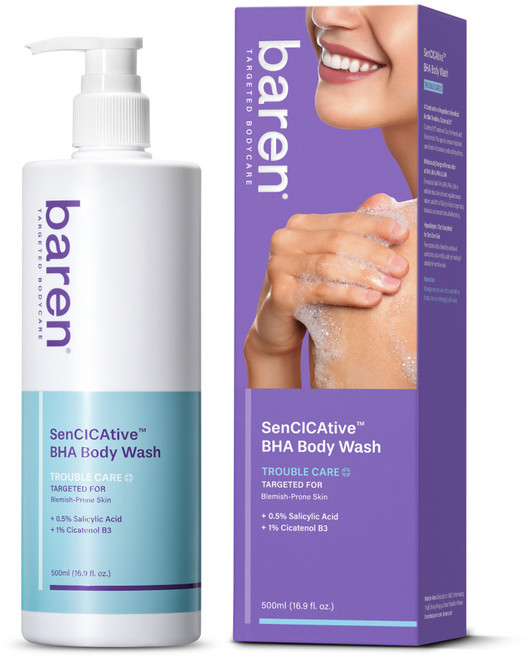 바렌 센시카티브 등드름 바디워시, 500ml, 1개