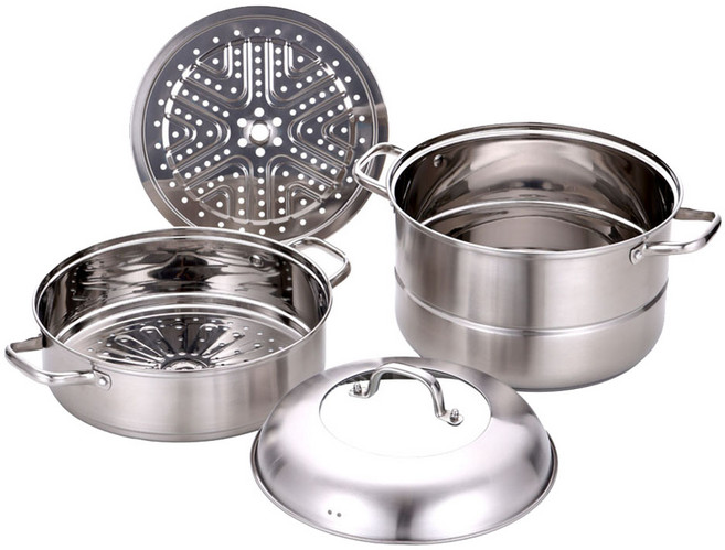 키친플라워 인덕션 뉴 다용도 2단찜솥, 30cm, 1개