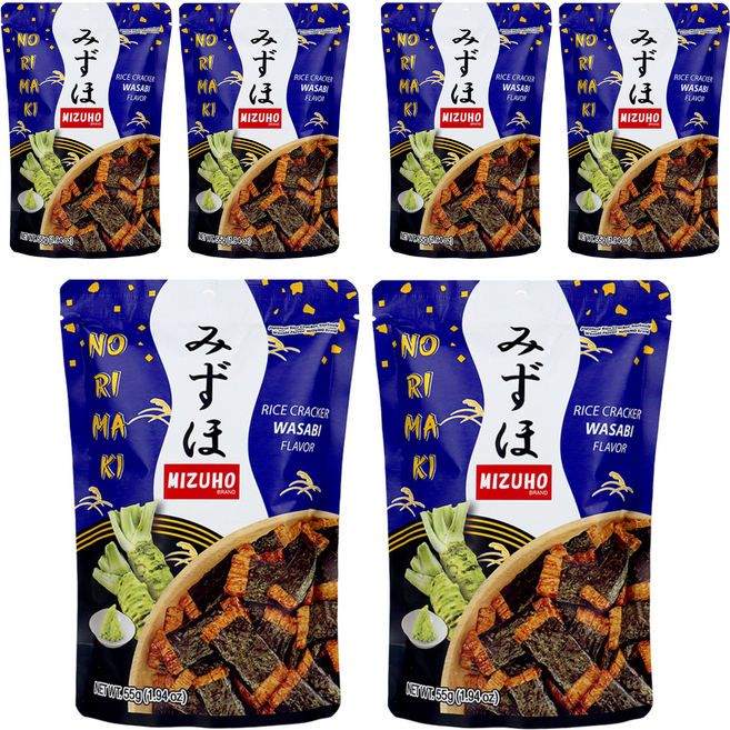 미즈호 노리마끼 와사비, 6개, 55g