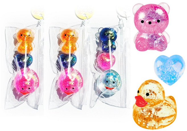 agaplus 迷你糖軟軟捏捏樂 130g 3件組, 1套, 隨機出貨