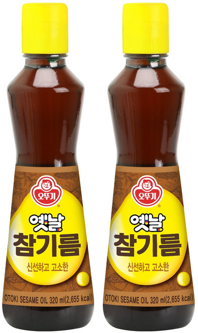 오뚜기옛날 참기름, 320ml, 2개