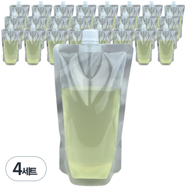 맘스퀴즈 스파우트 음료 파우치 200ml 22파이, 10 x 17 cm, 25개입, 4개