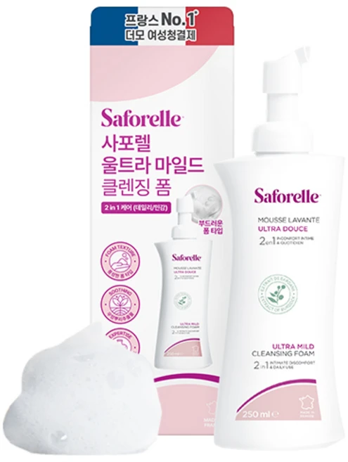 사포렐 울트라 마일드 클렌징 폼, 250ml, 1개 - 쿠팡