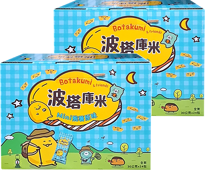 聯華食品 波塔庫米mini脆薯原味 24包入, 720g, 2盒