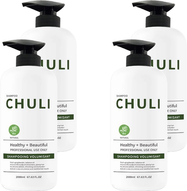 Chuli 初梨 天然系列 洗髮精 薄荷, 2L, 4桶