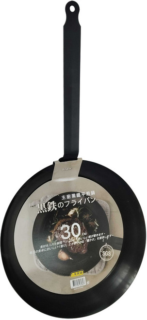 ETS 主廚黑鐵平煎鍋, 30cm, 1個