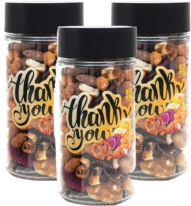 견과류 답례품 프리미엄 BIG5 믹스넛, 180g, 3개