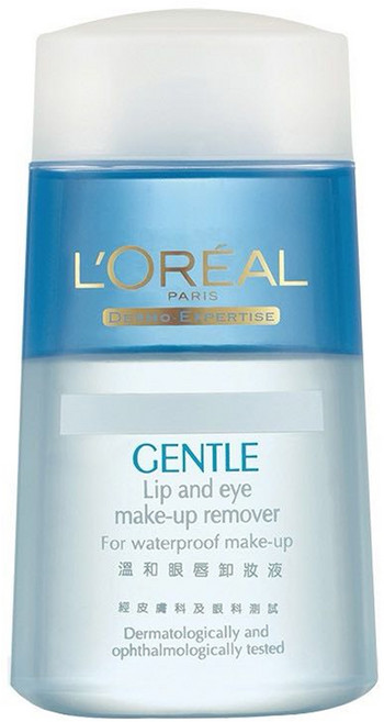 L'OREAL PARiS 巴黎萊雅 台灣公司貨 溫和眼唇卸妝液, 125ml, 1罐