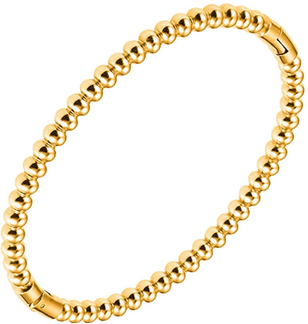 비아워게스트 여성용 동글 볼 스틸 뱅글 팔찌