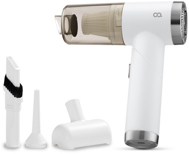 오아 클린건 핸디 + 무선 스틱청소기 접이식 세트, OCL-037WH, 혼합색상