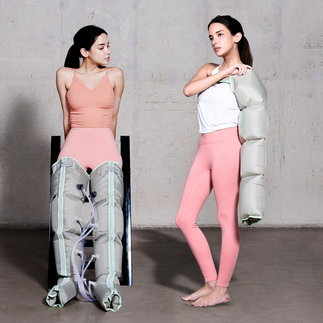 닥터라이프 공기압 혈액순환 마사지기 다리 + 팔 세트 V7, 화이트