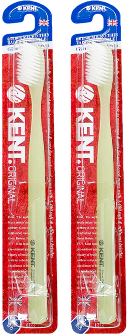 켄트 오리지널 초극세모 칫솔 그린, 1개입, 2개