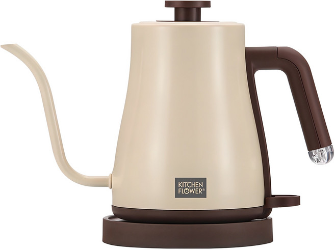 키친플라워 뉴트로 전기 드립 주전자 1.2L, KEK-DJD120, 키친플라워 KEK-DJD120