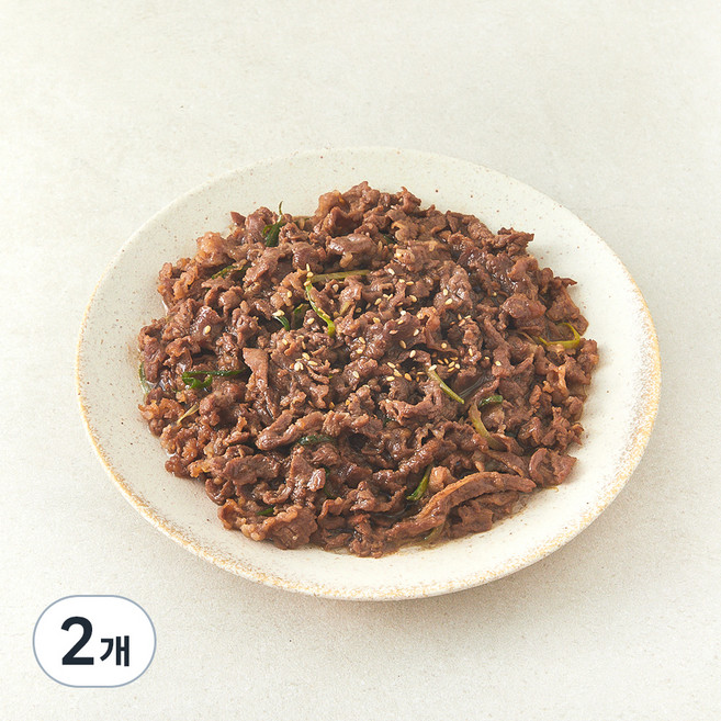고급진 한우 대파듬뿍 소불고기, 2개, 500g