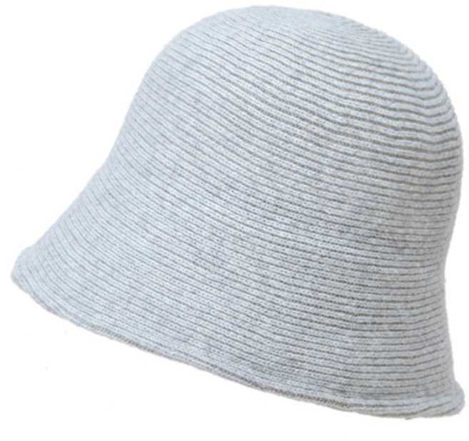 딥톡 라운드 니트 버킷햇 벙거지 모자 DT096