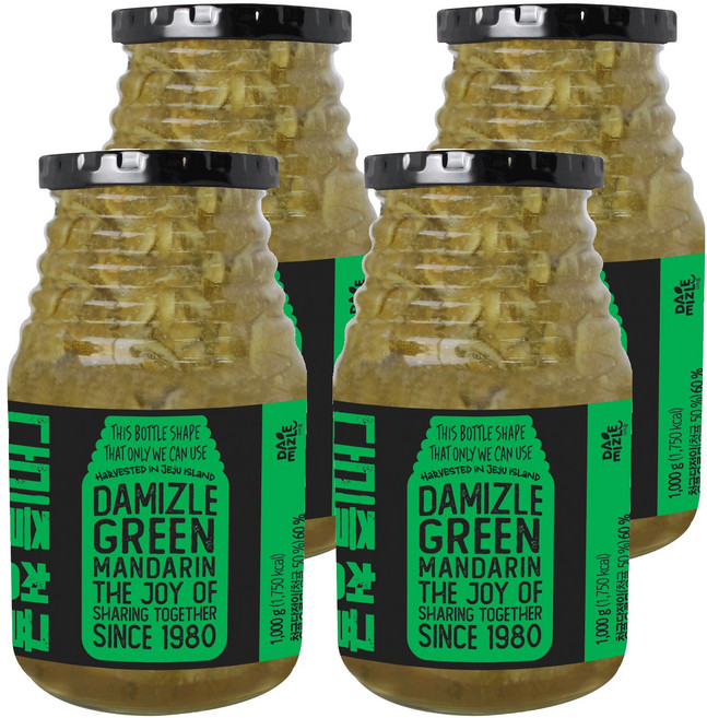 다미즐 청귤 청, 1kg, 1개입, 4개
