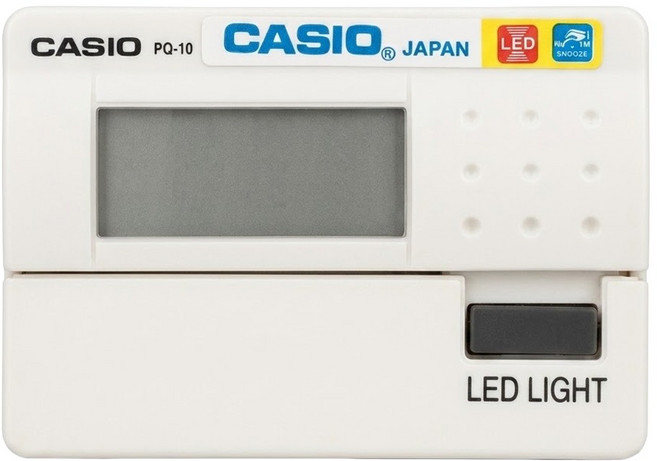 CASIO 卡西歐 鬧鐘, 白色