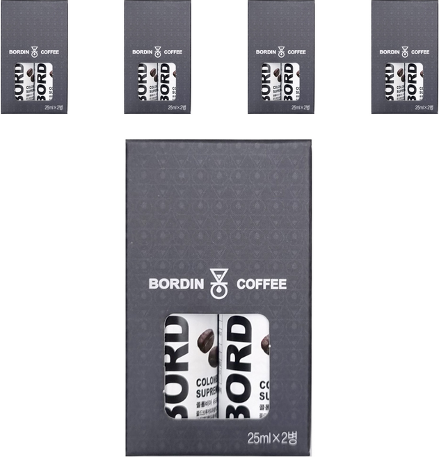 보르딘 콜드브루 더치커피 원액 콜롬비아 수프리모, 2개입, 5개, 25ml
