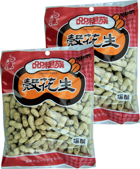 品味食族 大鹽酥花生, 400g, 2包