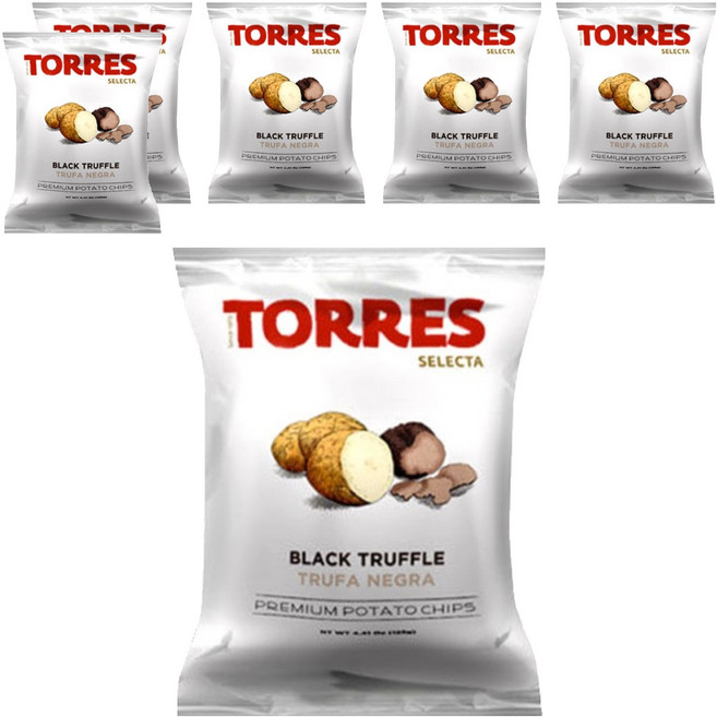 토레스 셀렉타 블랙트러플 감자칩, 40g, 6개