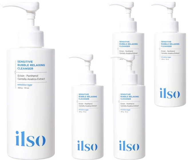 일소 센서티브 버블 릴렉싱 클렌저, 5개, 200g - 쿠팡