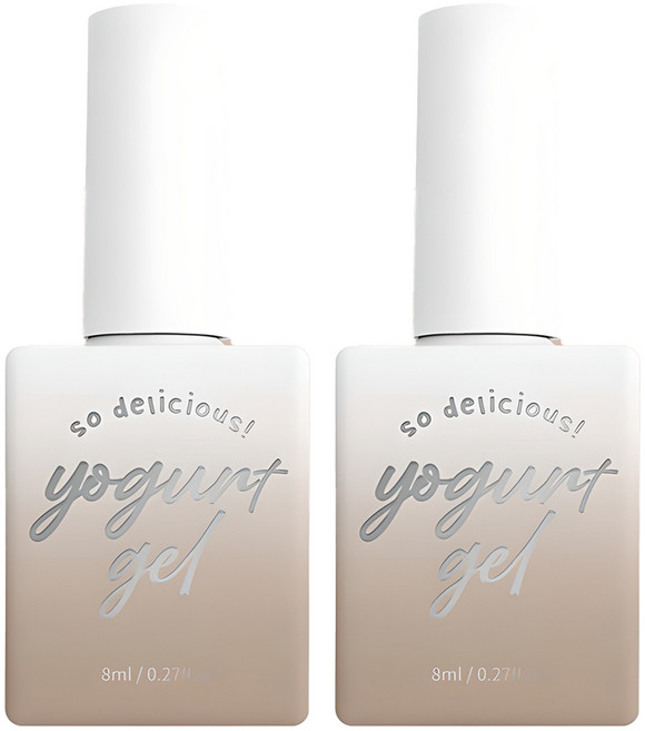 요거트젤 폴리쉬, 11너티베이지, 8ml, 2개