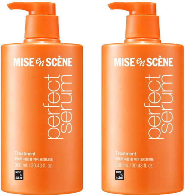 미쟝센 퍼펙트 세럼 손상케어 고영양 대용량 트리트먼트, 900ml, 2개
