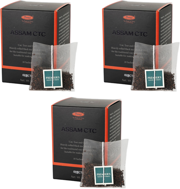 프리미어스티 PLA티백 아쌈 CTC, 50g, 10개입, 3개