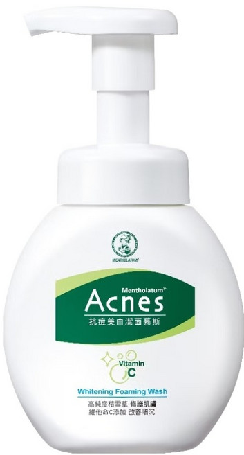 MENTHOLATUM 曼秀雷敦 Acnes 抗痘美白潔面慕斯, 150ml, 1件