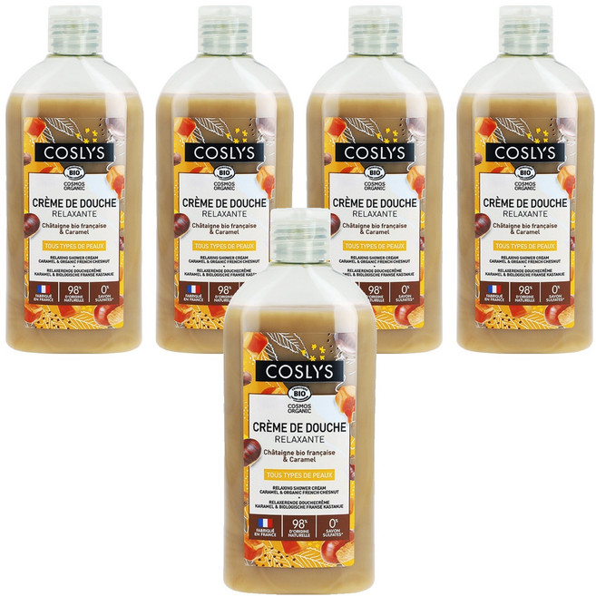 코슬리스 바디워시 카라멜 앤 캐슈넛, 250ml, 5개