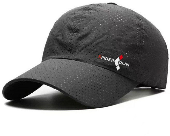 자외선 차단 런닝 모자, 다크 그레이, 1개