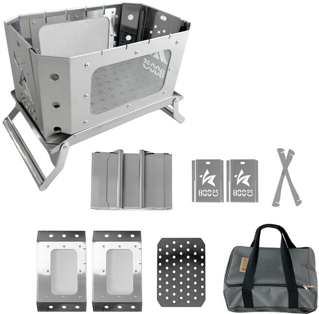 800dossi 露營焚火臺 S Plus 折疊式, 1個