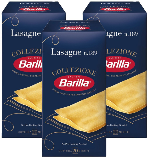 Barilla 百味來 千層麵, 500g, 3個