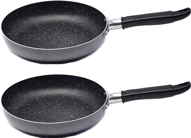 윌리브 실버 메탈릭 분체 후라이팬, 24cm, 2개