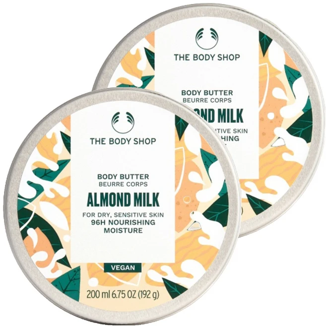 더바디샵 아몬드 밀크 바디 버터, 2개, 200ml - 쿠팡