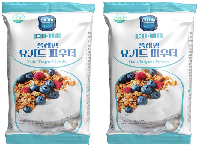 MochaC&T CONA 原味優格粉, 1kg, 1入, 2個