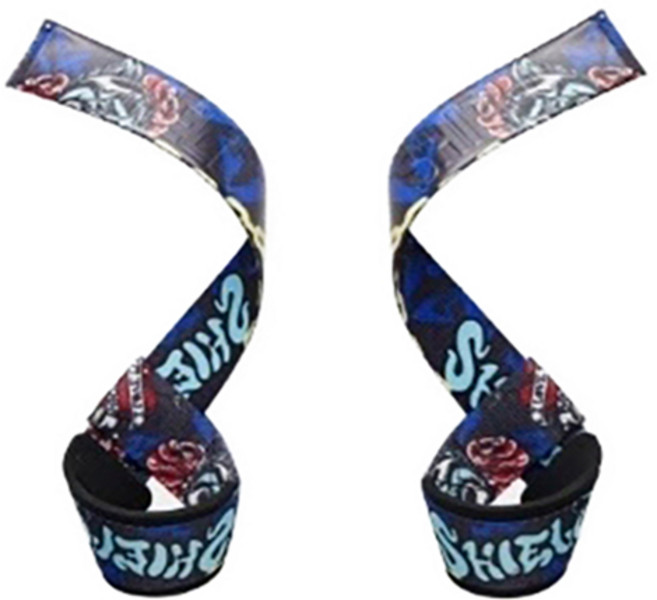 SHIELD 2024 NEW 파워 리프팅 헬스 스트랩 좌우착용 세트, 포스 캐비어, 1세트