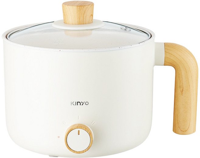 Kinyo 多功能陶瓷美食鍋 白色, FP-0876W