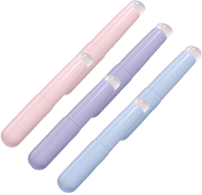 ELOVE 彩妝矽膠唇刷3件組, 2套, 混合色