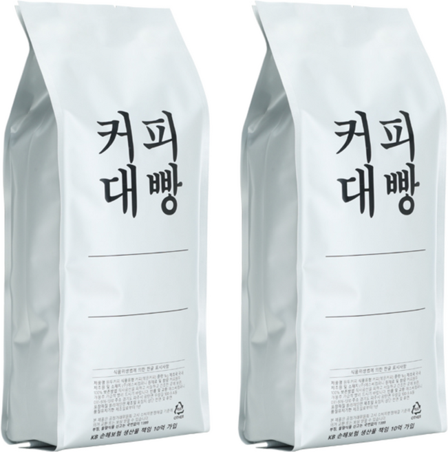 커피대빵 콜롬비아 센서리 블랜딩 원두커피, 홀빈(분쇄안함), 500g, 2개